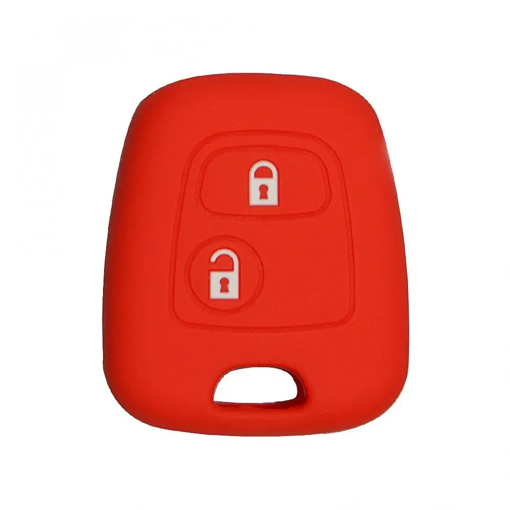 2 цвета кнопки силиконовый раскладной чехол для автомобильного ключа защитный