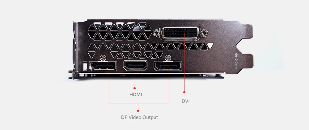 Оригинальная Красочная видеокарта GeForce RTX 2060 Gaming GT 6GB 1365MHz GDDR6 192bit 12nm HDMI DVI DP