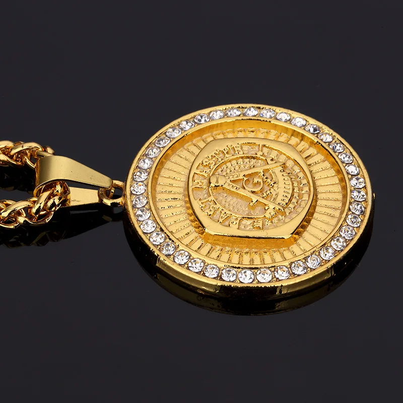 Мужское ожерелье с масонской подвеской в стиле хип-хоп колье из цепочки под