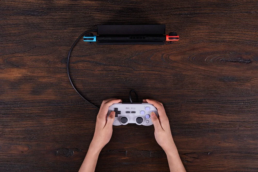 Официальный 8BitDo проводной SN30 Pro USB геймпад для nintendo Switch Windows Raspberry Pi SN Edition
