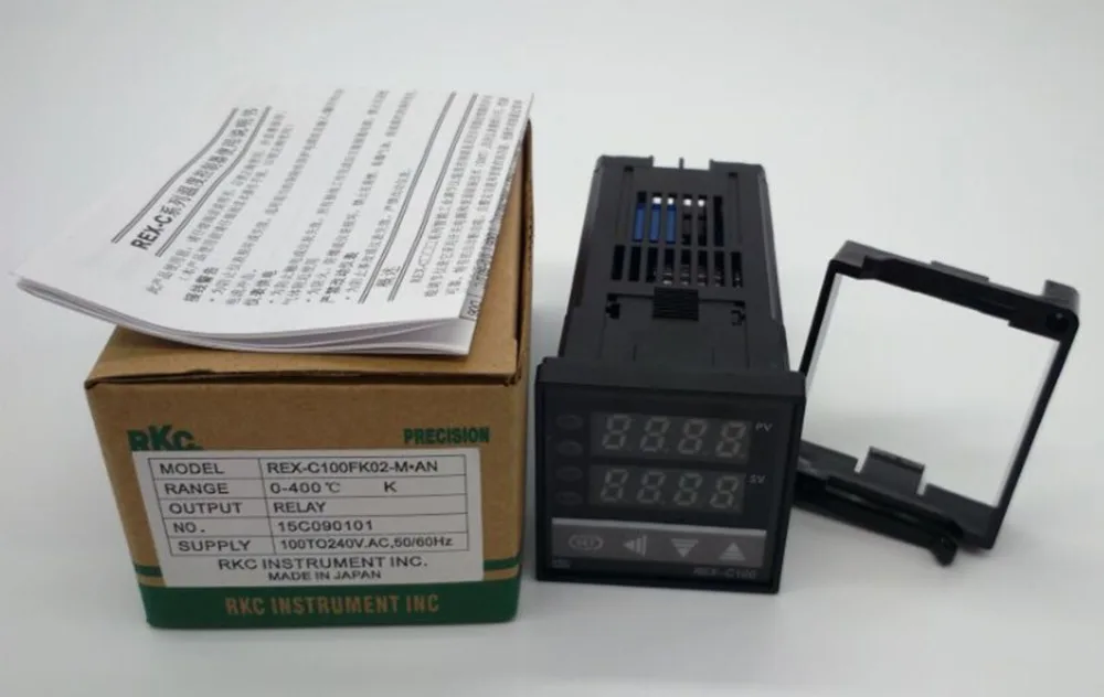 Высокоточный PID Полный Интеллектуальный RKC прибор контроля температуры REX C100FK02 M *