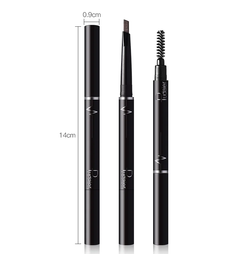 Pudaier автоматический карандаш для бровей краска теней с кистями профессиональный