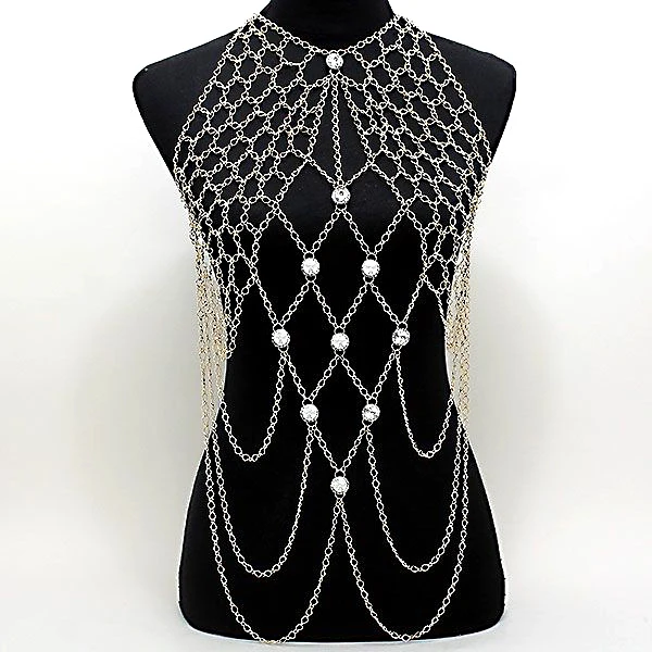 Новинка от Chran модное пикантное ожерелье золотистого и серебристого цвета с