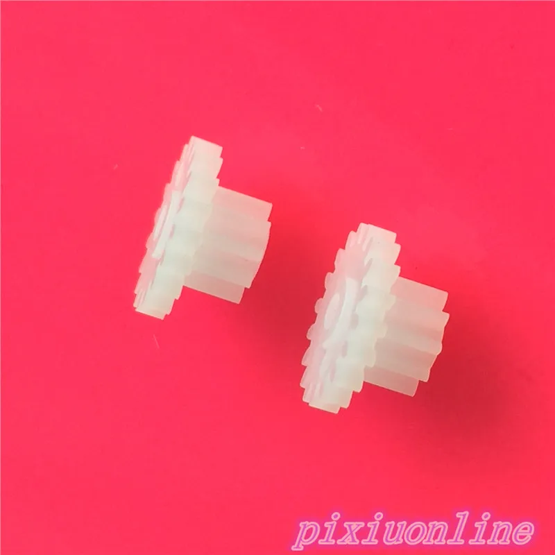 10 шт. K050Y 18102A Пластик двухэтажные снижение Шестерни DIY игрушки Робот Запчасти