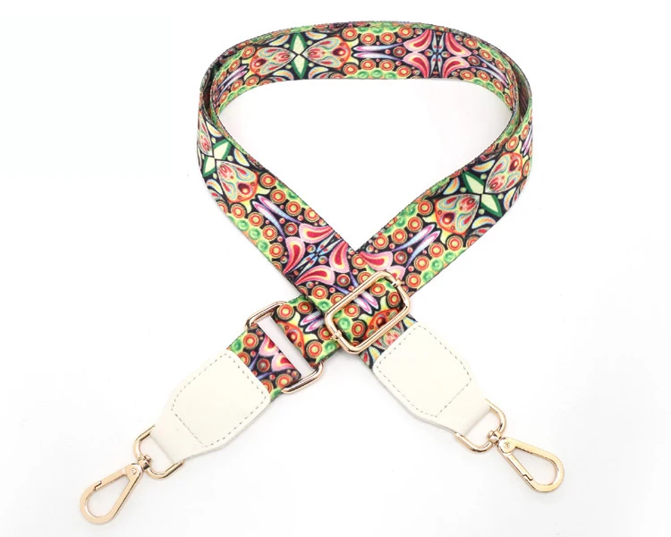 Style D White Новинка, женские сумки, ремешок с золотой пряжкой, Хлопковая Сумка, ремешки, регулируемые, трендовые, легко удерживающие лямки, S201 - Цвет: Style D White