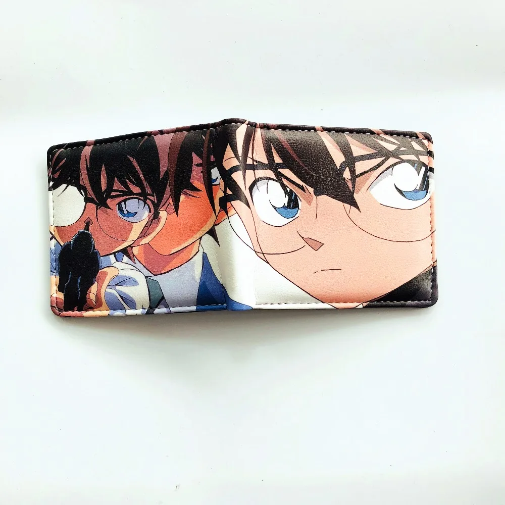 Японского аниме комикс детектива Конана складной бумажник высокого качества