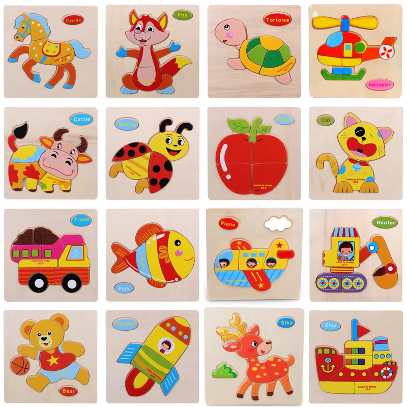 Деревянные пазлы для детей волшебный Детский пазл доска рисования развивающие