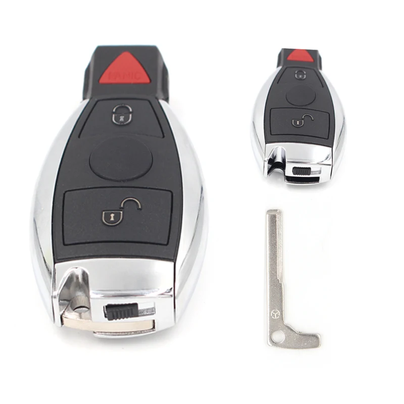 Новый запасной дистанционный ключ KEYECU с 2 кнопками и 1 чипом NEC 315 МГц для Mercedes-Benz 2000
