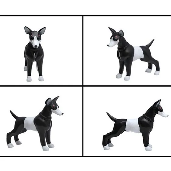 Статуэтки Dobermann на витрине, абстрактная статуя собаки, Художественная Скульптура животного, изделия из смолы, аксессуары для украшения дома R1088