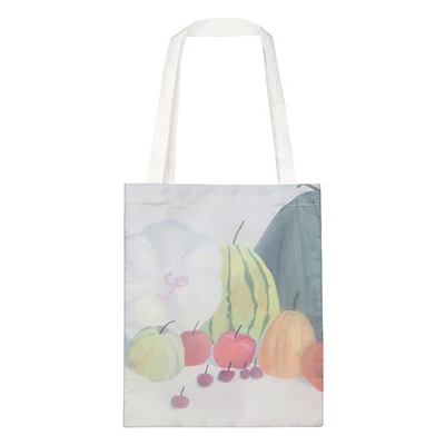 fruits bag YIZISToRE оригинальные женские сумки на плечо из органзы портативные сумки для путешествий летом серия времени 3 стиля(Fun kik - Цвет: fruits bag