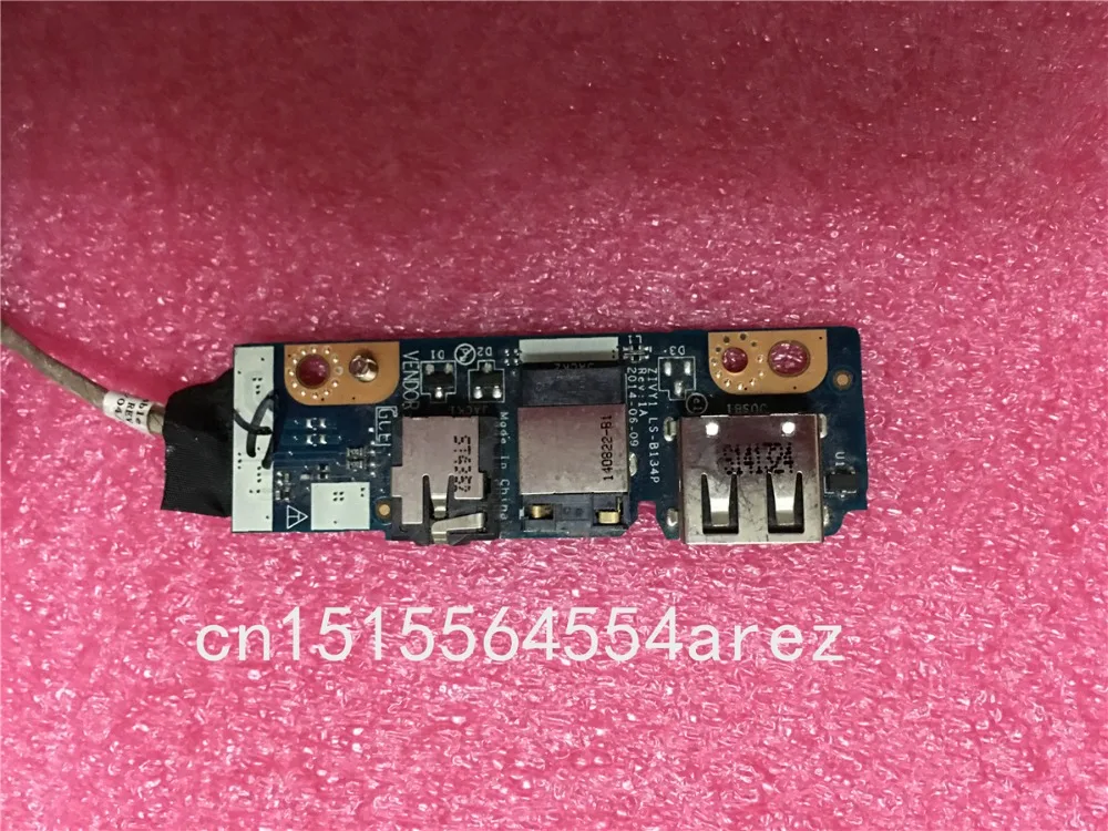 Оригинал для Lenovo Y40 Y40-70 аудио USB порт плата LS-B134P + кард-ридер модуль Плата LS-B133P |
