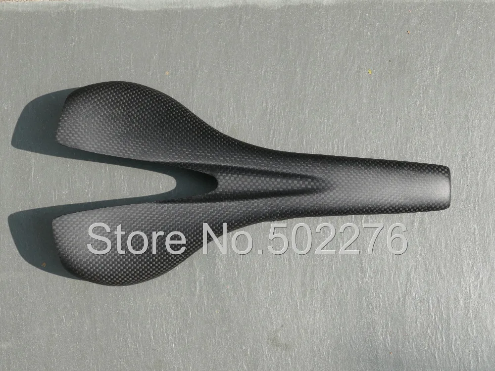 Седло из углеродного волокна для горного велосипеда 3K UD матовое глянцевое 267 мм X