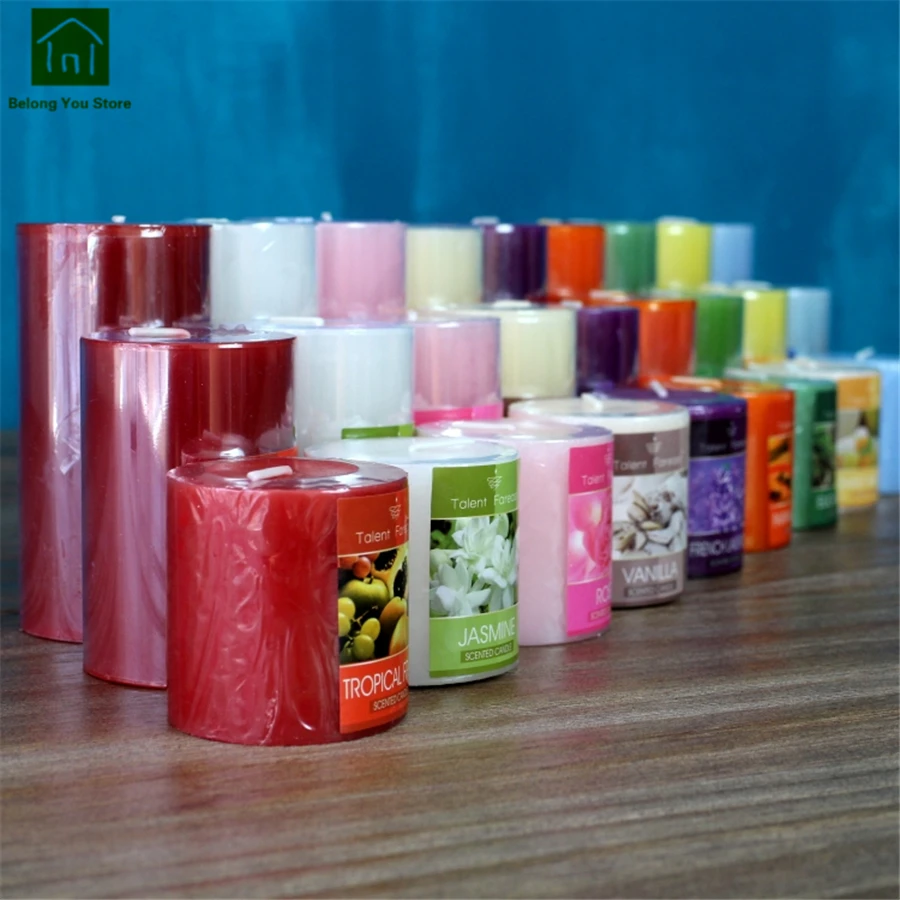 Декоративные свечи Mariage Bougies Et Chandelles Velas Парфюмерия день рождения для свадеб букеты ароматические свечи JKK090