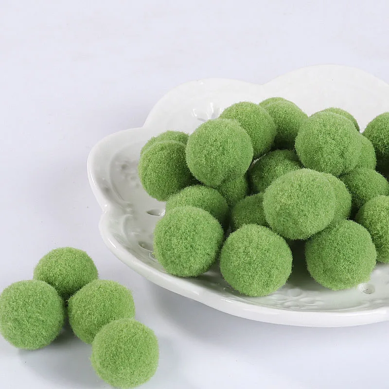 21 Army Green 20 г Pompones 10/15/20/25/30 мм помпон мех корабль DIY мягкий помпонами свадебные/украшения дома Швейные На ткань аксессуары - Цвет: 21 Army Green