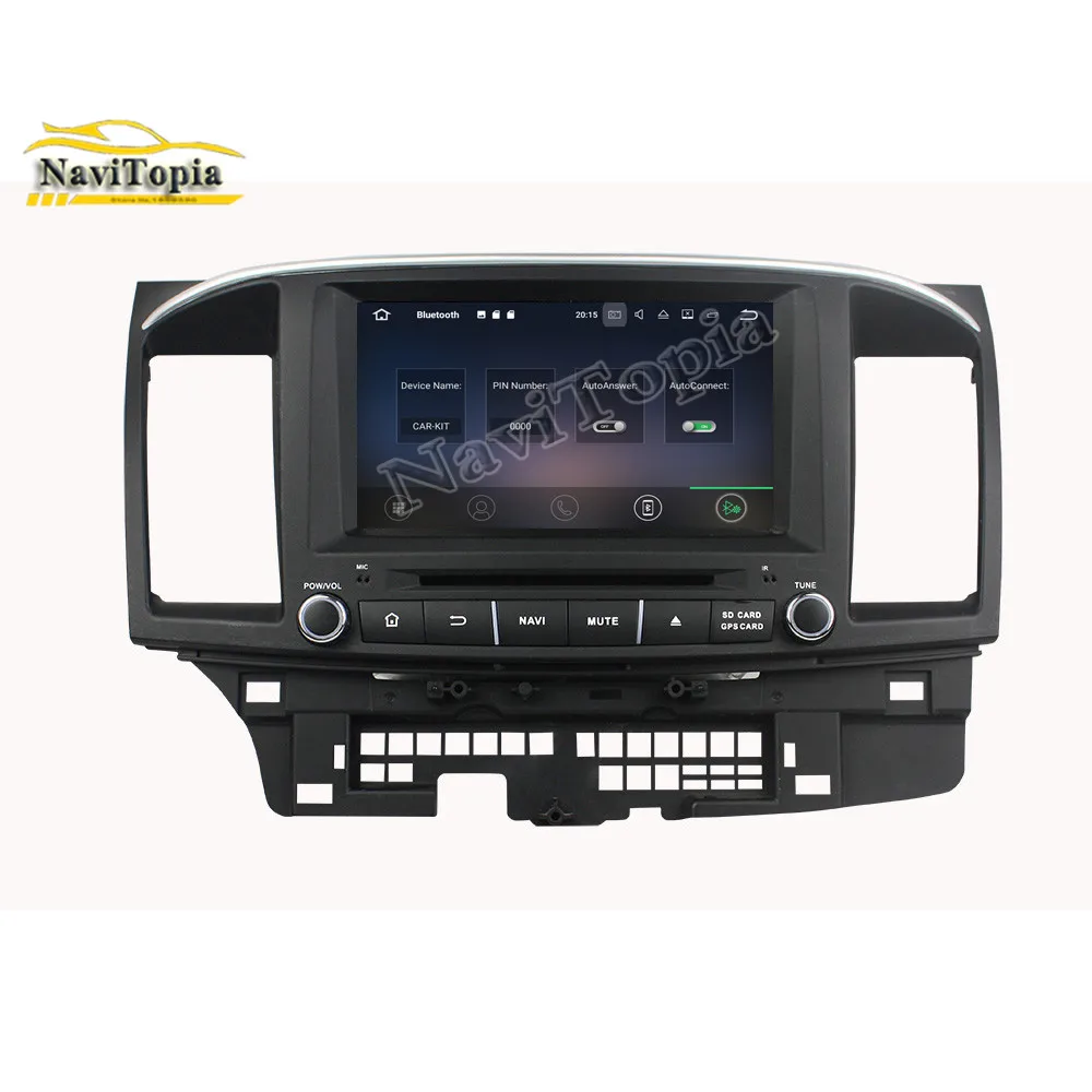 NAVITOPIA 8 дюймов Android 1 автомобильный DVD мультимедийный плеер для MITSUBISHI LANCER 2006-2012