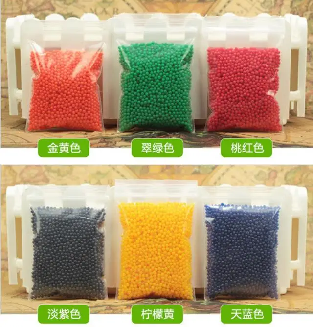 1000 грамм в упаковке 12 видов цветов хрустальный шар морские Детские хрустальные