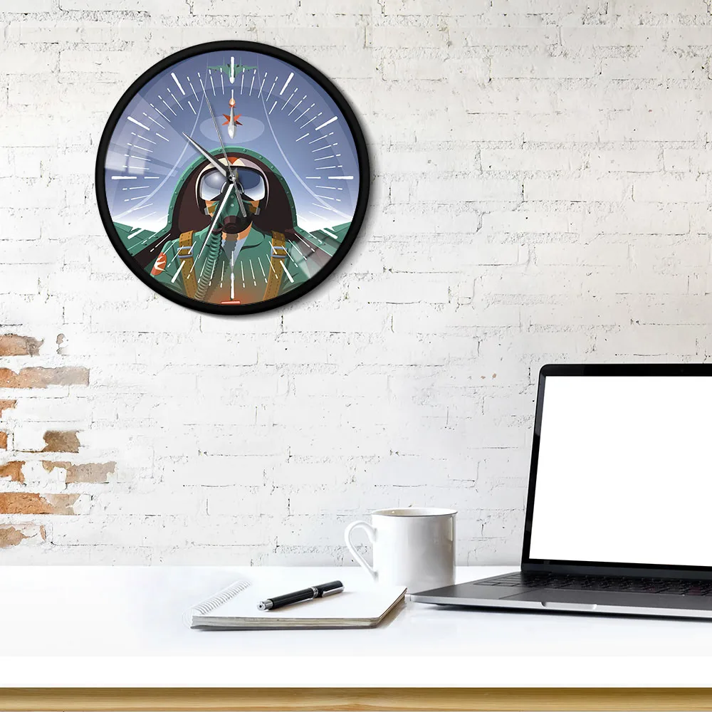 Настенные часы пилота в авиаторском стиле настенные для домашнего