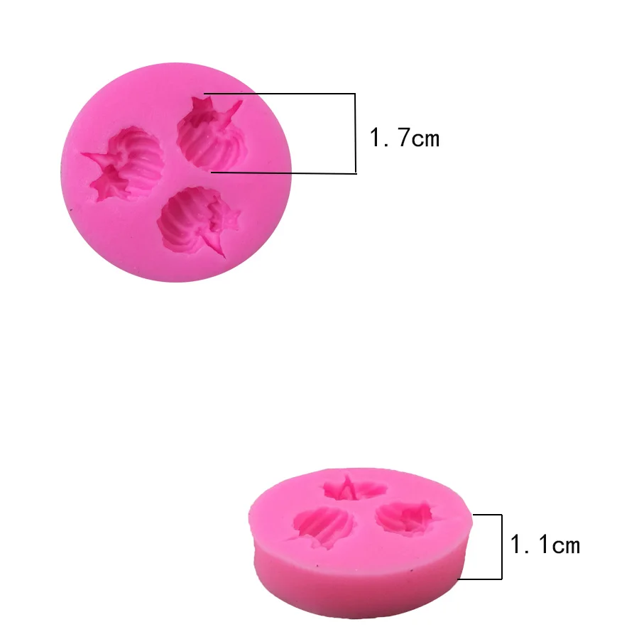 Cute Pumpkins Silicone Cake Decorating Baking Tool Biscuit Fondant Cookie Mold Candy Chocolate Mould X058 |