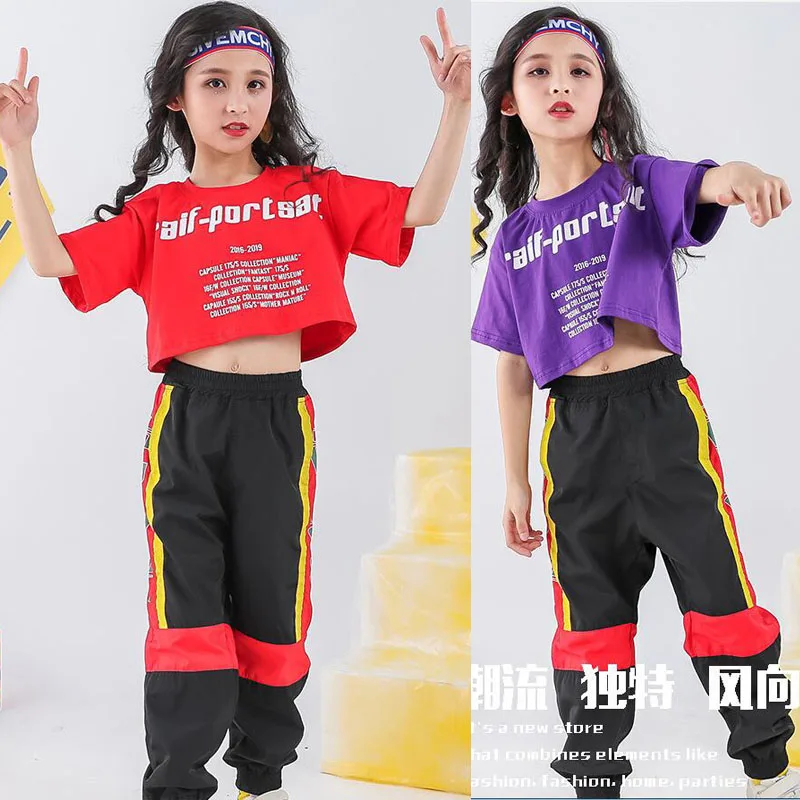 Детская Повседневная футболка Топ спортивная одежда штаны для бега в стиле хип