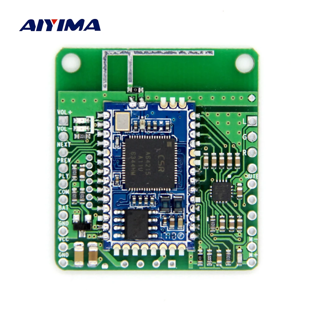 Aiyima CSRA64215 APTXLL стерео Bluetooth 4 2 аудио приемник плата TWS автомобильный модуль для
