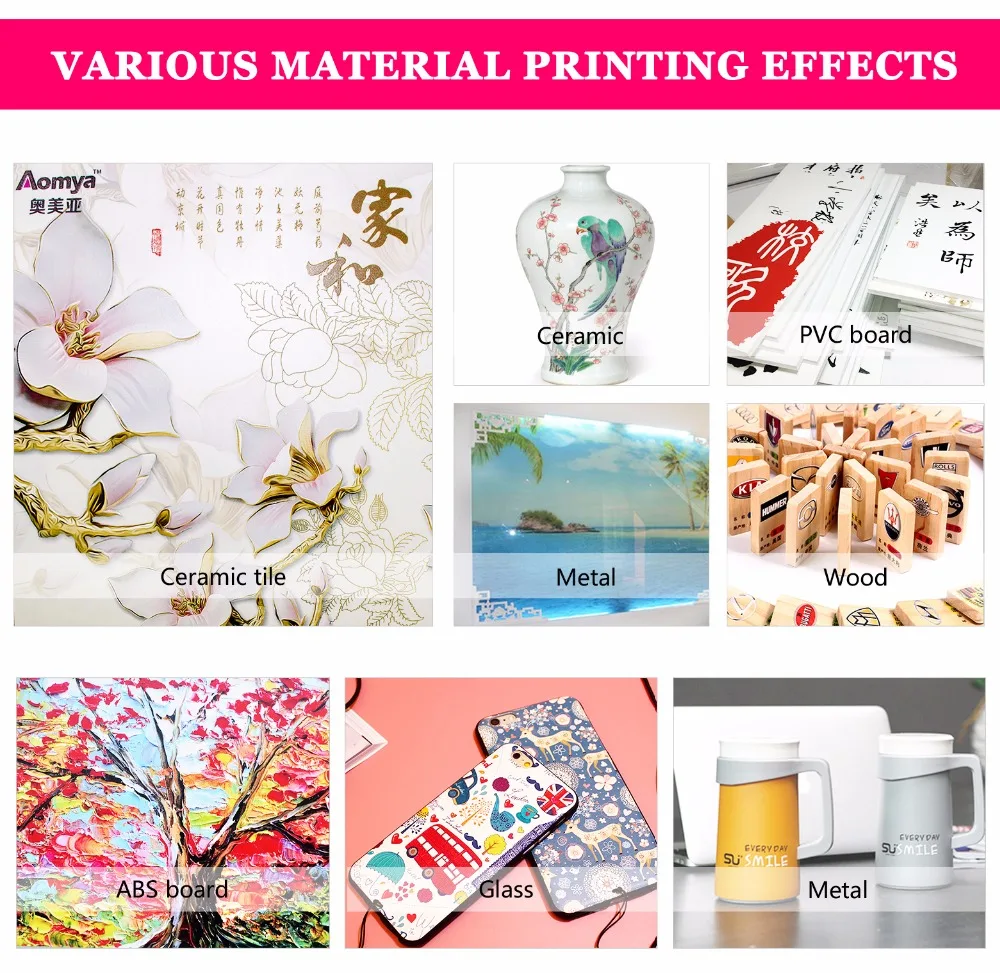 7X250 мл Aomya Подходит для epson UV INK BK * 1/CY 1/MG 1/белый 2/желтый 2|Наборы заправки чернилами| |