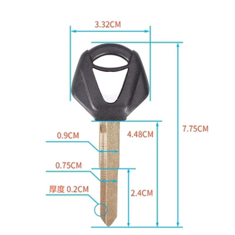 Ключи для мотоцикла пустой ключ необработанное лезвие YAMAHA YZF MT09 MT07 XJ6 FZ6 FZ8 R3 R1 R6