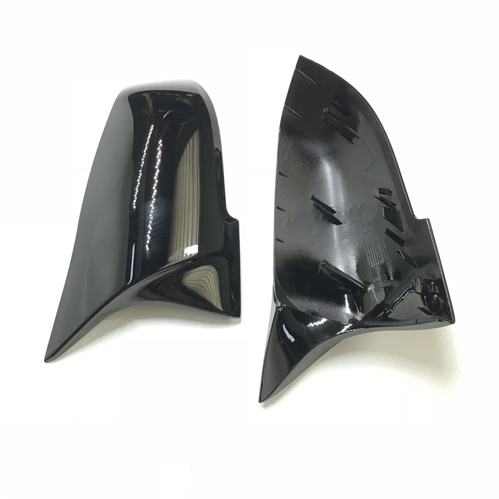 1 пара глянцевая зеркальная КРЫШКА ДЛЯ BMW F20 F21 F22 F30 F32 F36 X1 F87 M3 2012 -2017 черная белая |