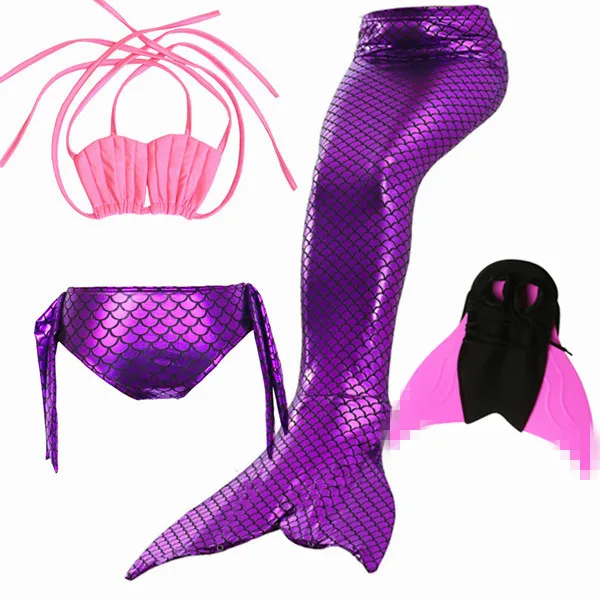 Новинка 2020 Ариэль Sparle хвост русалки с моноластами флиппер для девочек детский