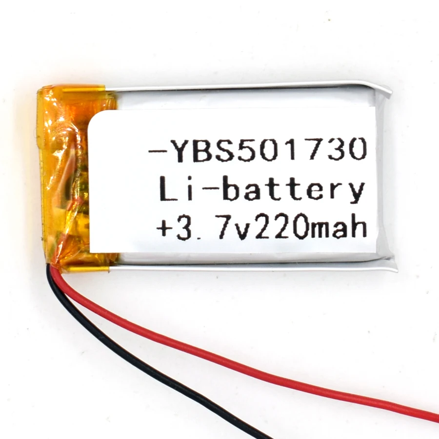 3 7 V 220 mAh литий полимерная аккумуляторная батарея 501730 Li Po ion для GPS Bluetooth MP3 MP4