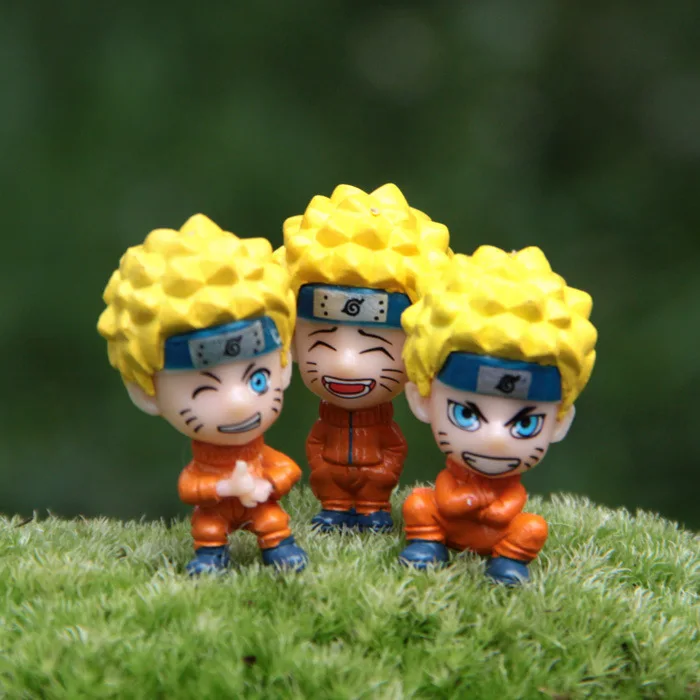 3 шт./лот экшн фигурка Наруто удзумаки DIY см ПВХ микро ландшафтное украшение