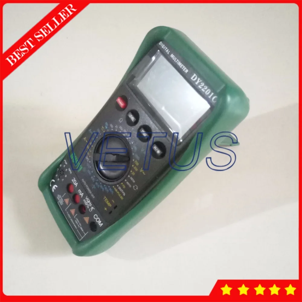 DY2201C AC DC Вольтметр Амперметр Омметр цифровой мультиметр автомобильный