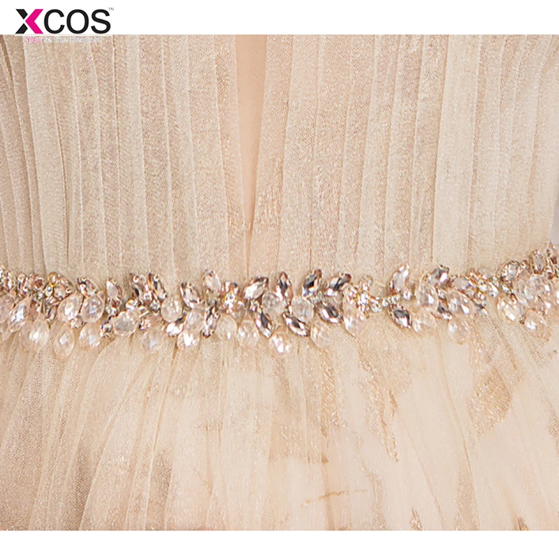 Vestido de festa шампанское прозрачные пикантные Длинные вечерние платья