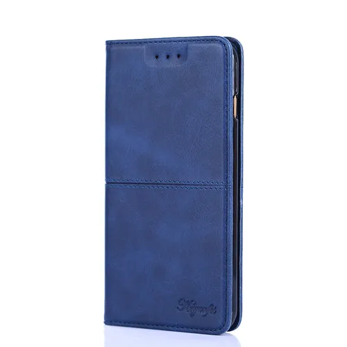 Роскошный кожаный чехол-книжка для huawei P30 P20 P10 P9 Lite Pro Plus, чехол-кошелек на магните, чехол-книжка с отделением для карт, чехол, чехол для телефона - Цвет: BLue