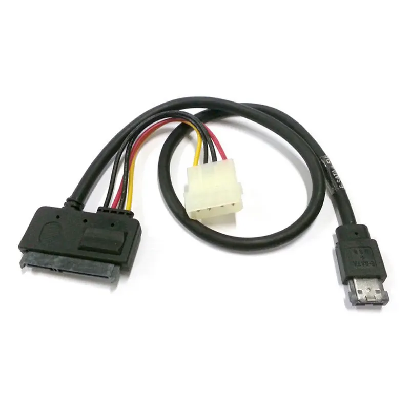 Кабель для передачи данных жесткого диска 50 см с разъемом esip Power ESATA Combo на SATA 22pin и