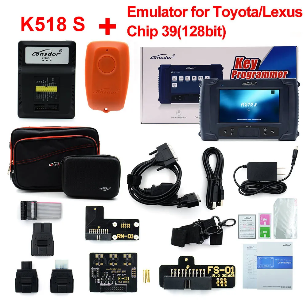 Белый Lonsdor K518ISE K518 Ключевые программист для всех делает с Настройка счетчика пробега без знака ограничения бесплатного обновления онлайн - Цвет: Белый