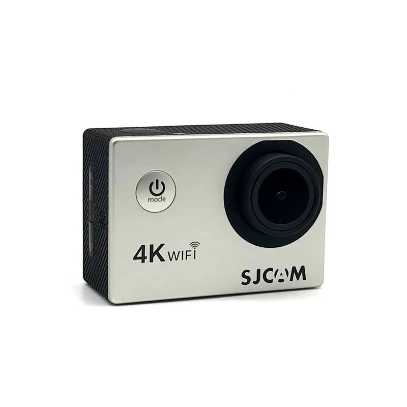 Серебристый Экшн-камера SJCAM SJ4000 AIR, Спортивная, 4 k@ 30FPS, WiFi, 2,0 дюймов, ЖК-экран, для дайвинга, 30 м, водонепроницаемая, SJ 4000, камера для экстремальных видов спорта, DV - Цвет: Серебристый