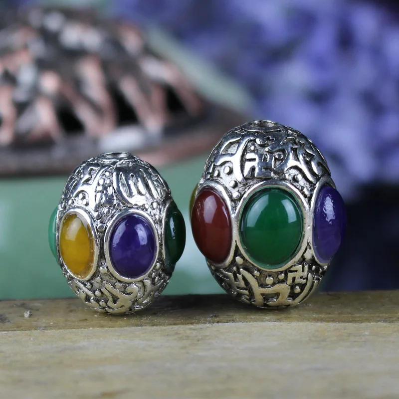 Бусины ручной работы в тибетском стиле из сплава 1 шт./лот | Украшения и аксессуары