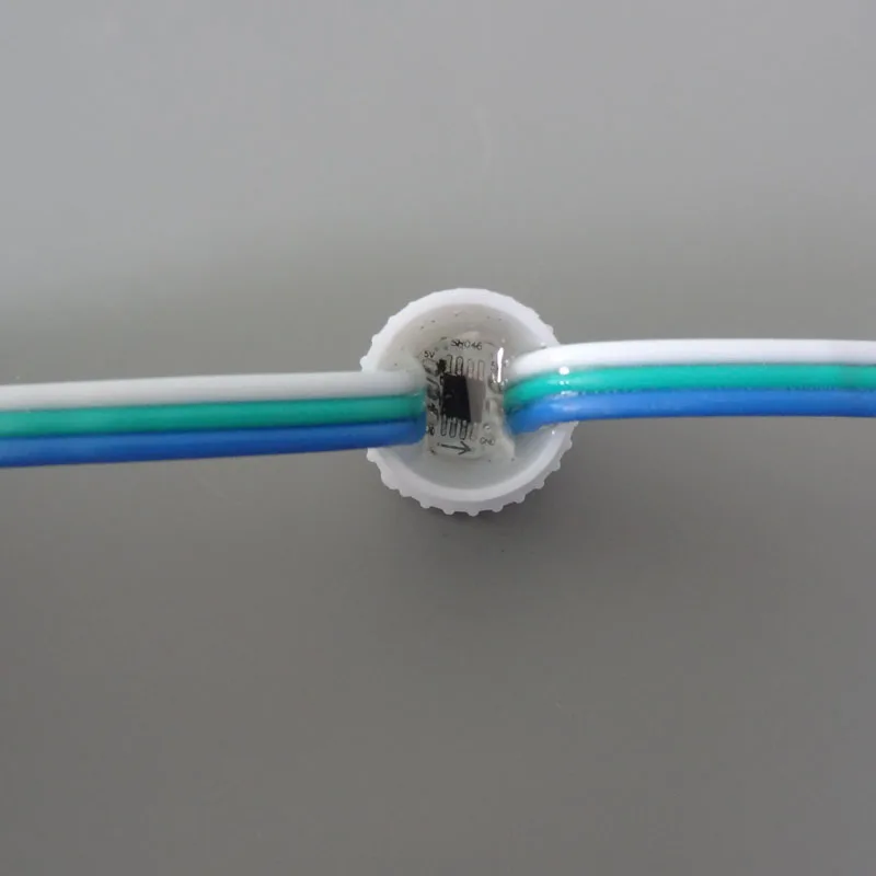 WS2813 Доступный диаметр 16 мм DC5VRGB полноцветный светодиодный смарт-модуль 0 24 Вт