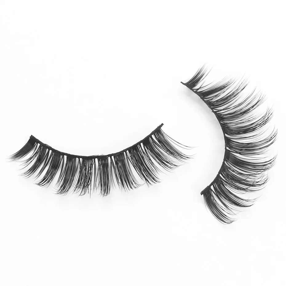 Genailish 10cases/lot Faux Mink Eyelashes Fake lashes handmade False eyelashes Extension Eyelash FX839-2-10 | Красота и здоровье