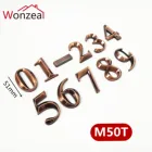 50 мм, 0123456789, современный цвет, табличка, дверной номер для дома, отеля, адрес двери, табличка, знак, АБС-пластик