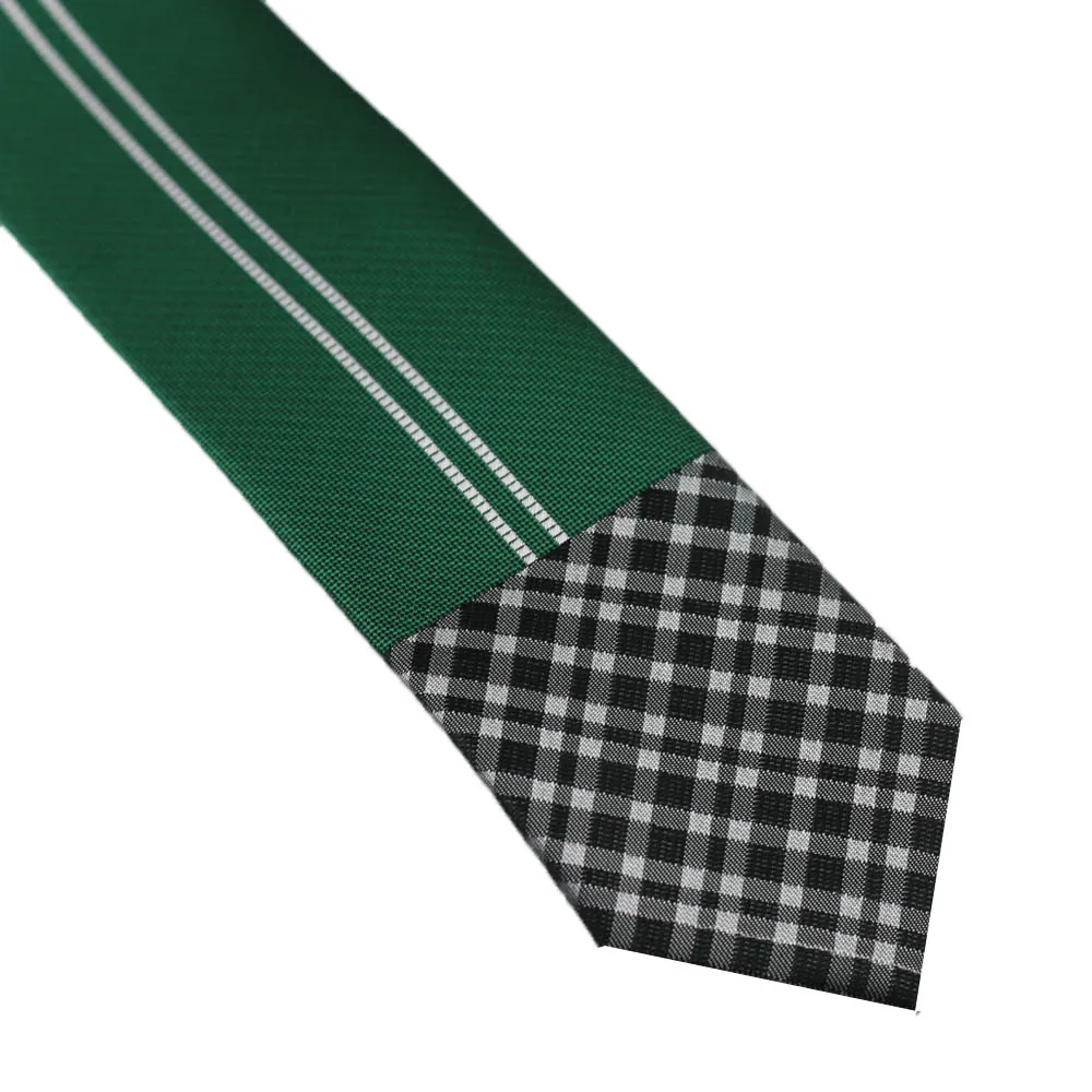 Мужской телефон новый дизайн зеленый с белым галстуком в Вертикальную Полоску