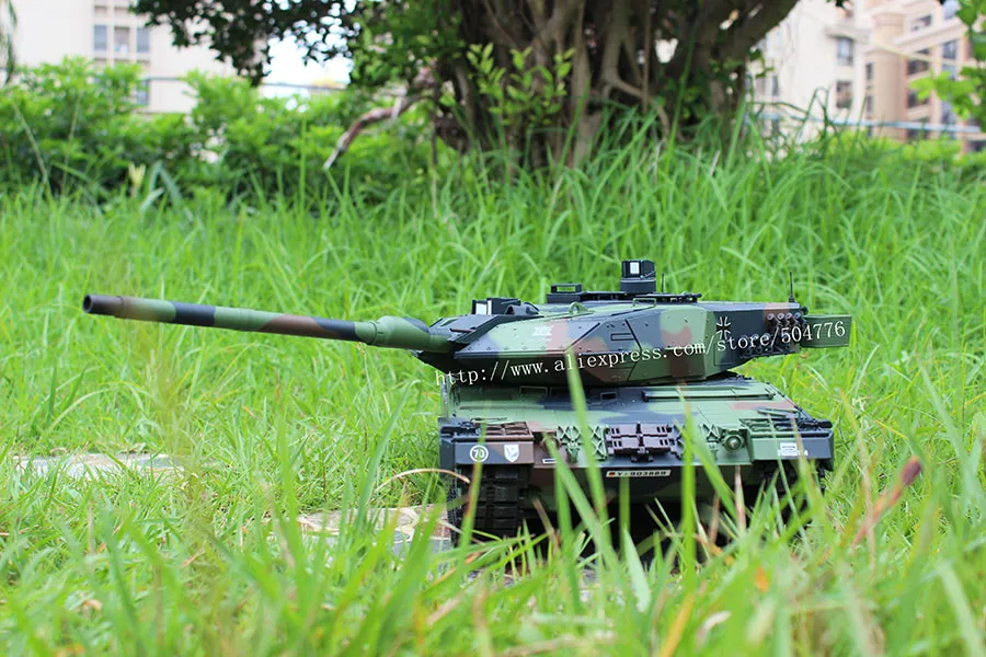 6,0 издание, инфракрасная боевая система, 1:16, немецкий леопард, 2A6, пульт дистанционного управления, боевой танк 3889-1 HL 2,4G Pro Edition, Радиоуправляемый танк