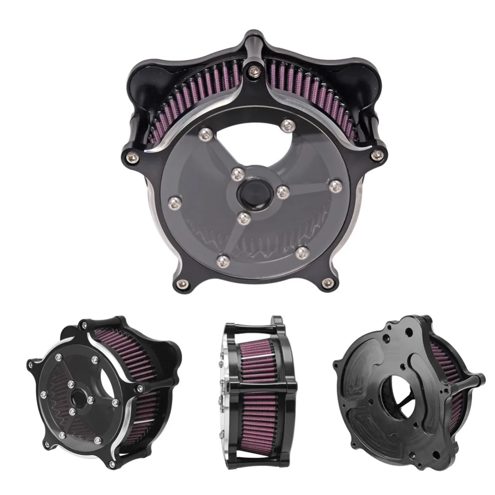 Воздухоочиститель для Кафе Racer подходит Harley Touring Street Glide Softail Dyna FXDLS FLSTNSE FLSTSE FXSBSE
