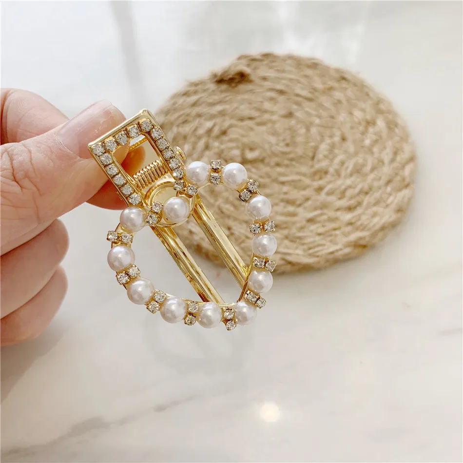 2020 Корея имитация жемчуга Заколки для женщин Девушка Элегантные ювелирные