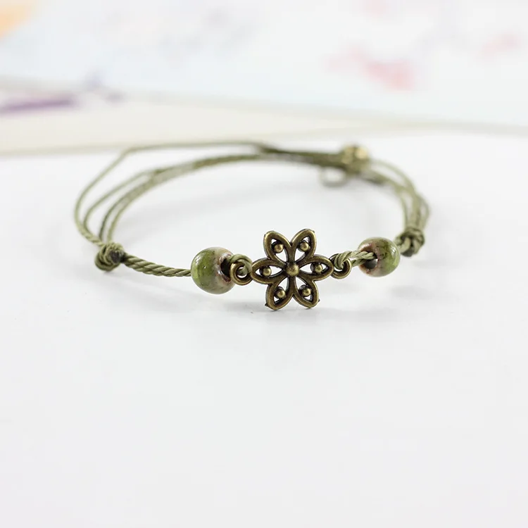 Стягивающийся Национальный ветрозащитный браслет со снежинками сделай сам