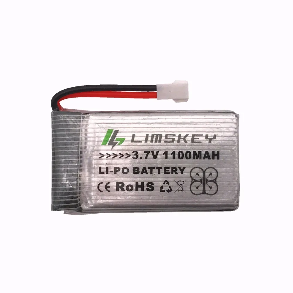 Limskey 2 шт./лот для X5SC X5SW X3.7V 1100mah 25C 1S VOLT 30C Lipo Аккумулятор Akku + X4 зарядное устройство