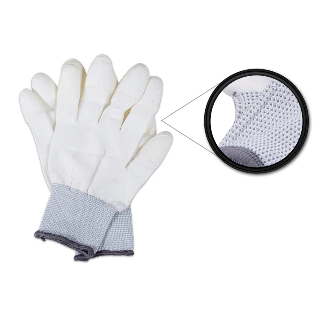 Профессиональные Антистатические чистящие перчатки VSGO из нейлонового