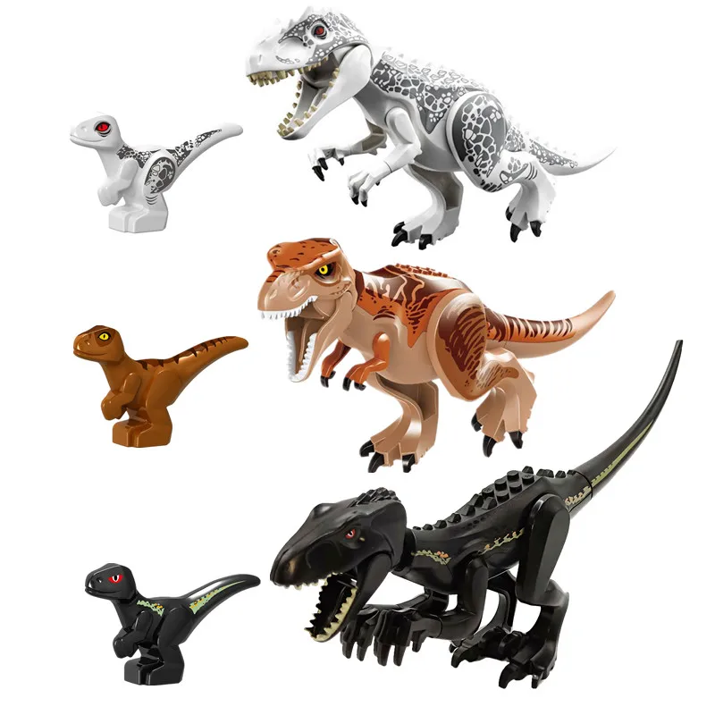 6 шт. Детский конструктор Парк Юрского периода|Блочные конструкторы| |