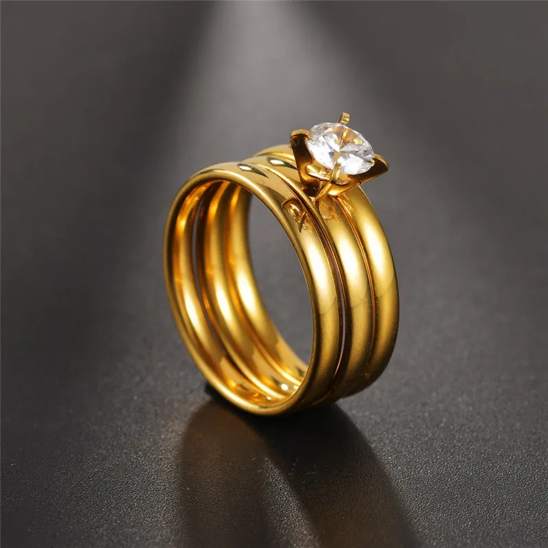 Обручальное кольцо RONGQING с кубическим цирконием модные ювелирные изделия кольца