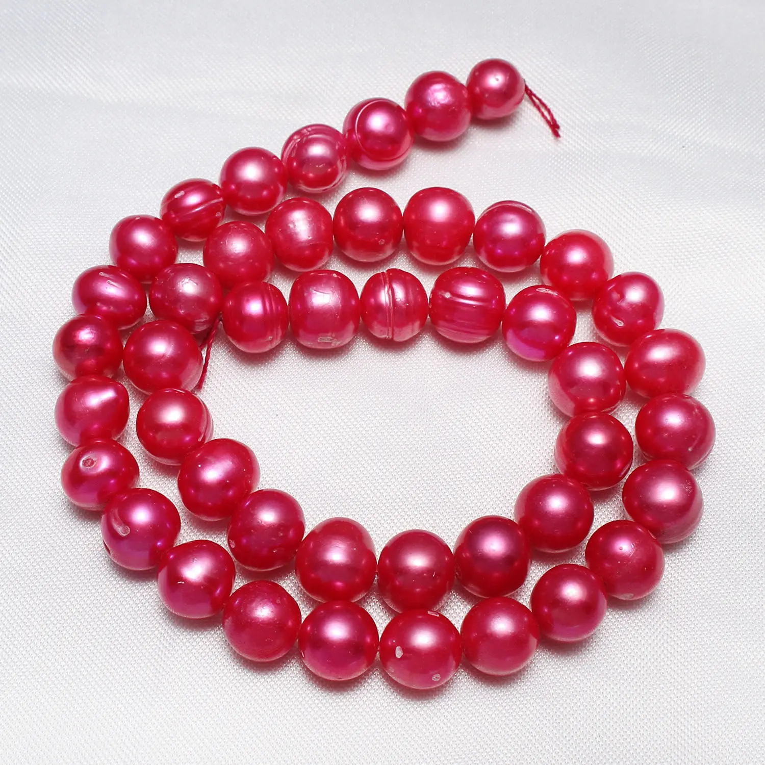 

Cultured Potato Freshwater Pearl Beads For Diy Necklace Bracelat Jewelry Making 9-10mm Approx0.8mm Sold Per Approx15 Inch Strand